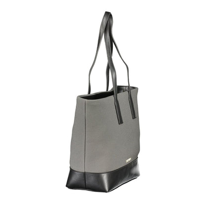 Valentino Nero Poliuretano Donna Shoulder Bag