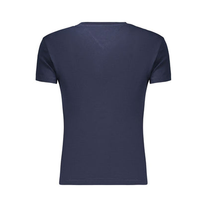 Tommy Hilfiger Blue Cotton Women T-Shirt