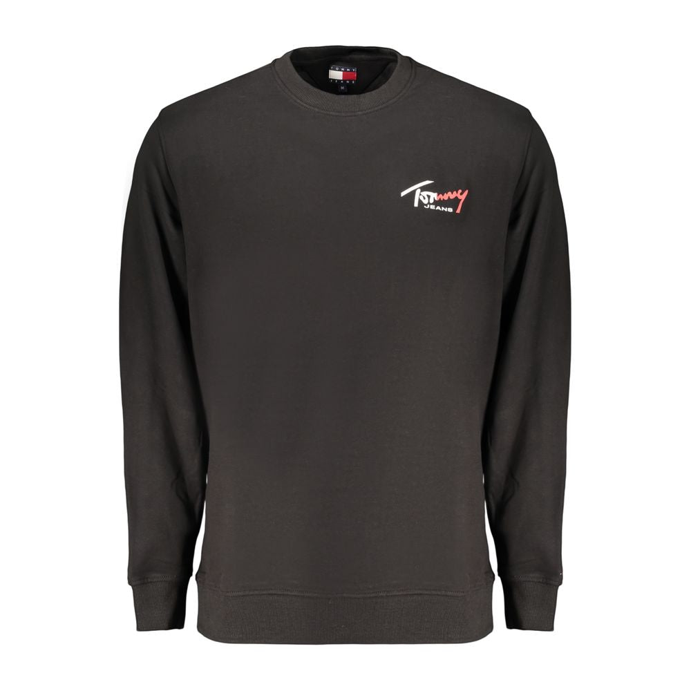 Sweat-shirt Tommy Hilfiger homme en coton noir – TO-46074