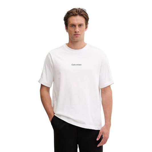 Calvin Klein Sport T-Shirt Homme Blanc — Coton/Polyester | SS26
