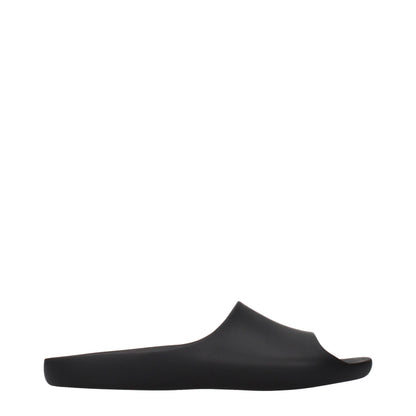 The Row Slippers Femme Noir — Caoutchouc, Silhouette Épurée & Confort Absolu | EU36-41