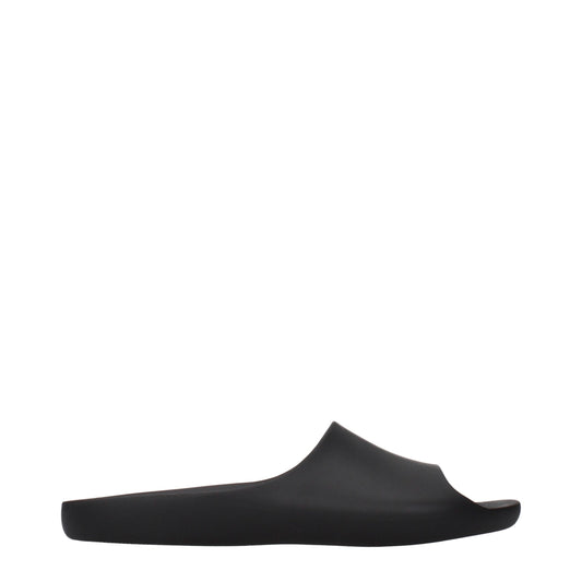 The Row Slippers Femme Noir — Caoutchouc, Silhouette Épurée & Confort Absolu | EU36-41