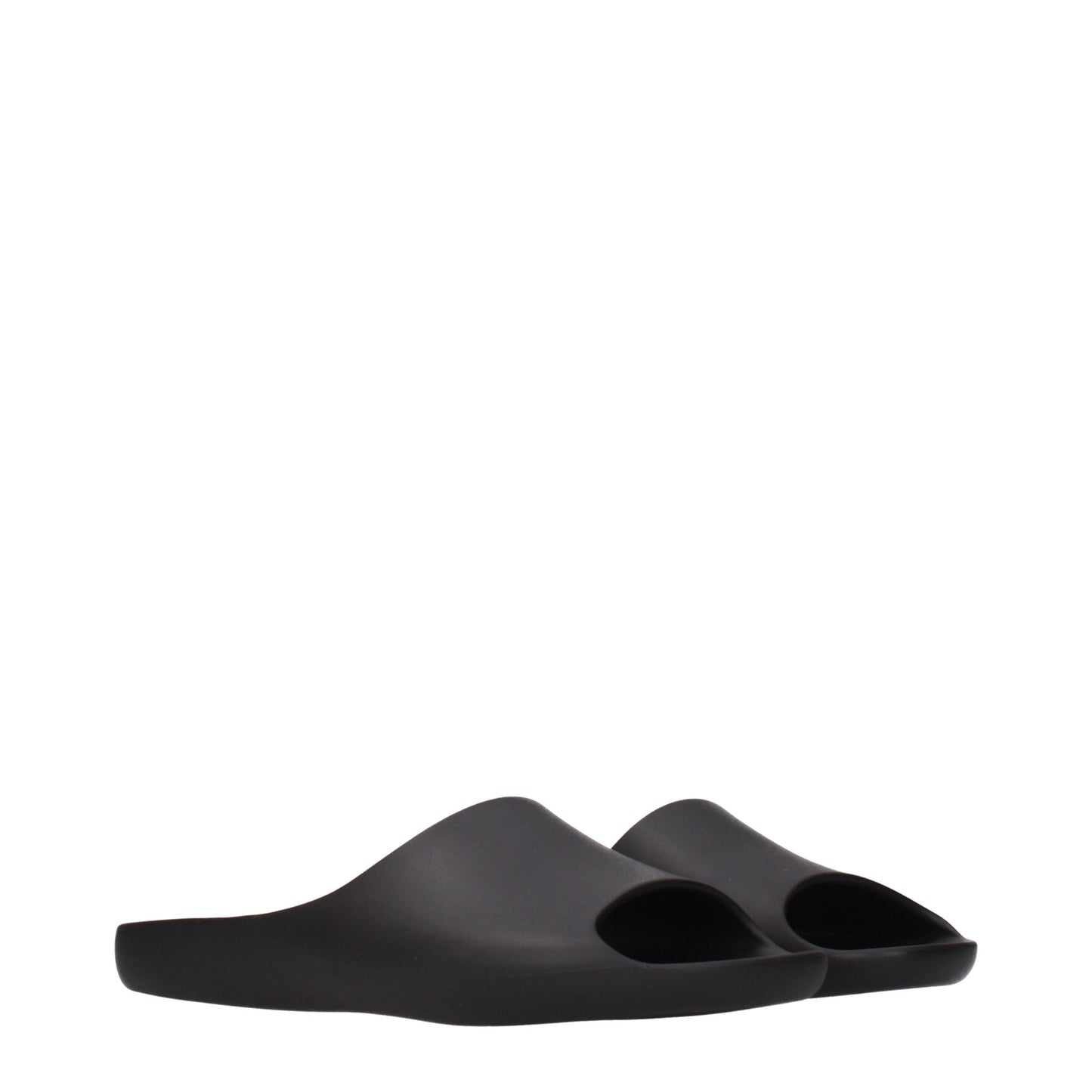 The Row Slippers Femme Noir — Caoutchouc, Silhouette Épurée & Confort Absolu | EU36-41