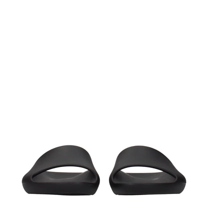 The Row Slippers Femme Noir — Caoutchouc, Silhouette Épurée & Confort Absolu | EU36-41