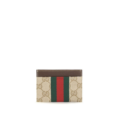 Gucci Beige Fabric Wallet
