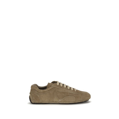 Prada Sneakers Monte Carlo Re-Edition 2005 en Suède Marron | SS26