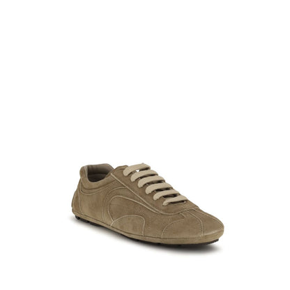 Prada Sneakers Monte Carlo Re-Edition 2005 en Suède Marron | SS26