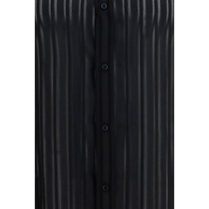 Gucci Black Silk Dress Shirt