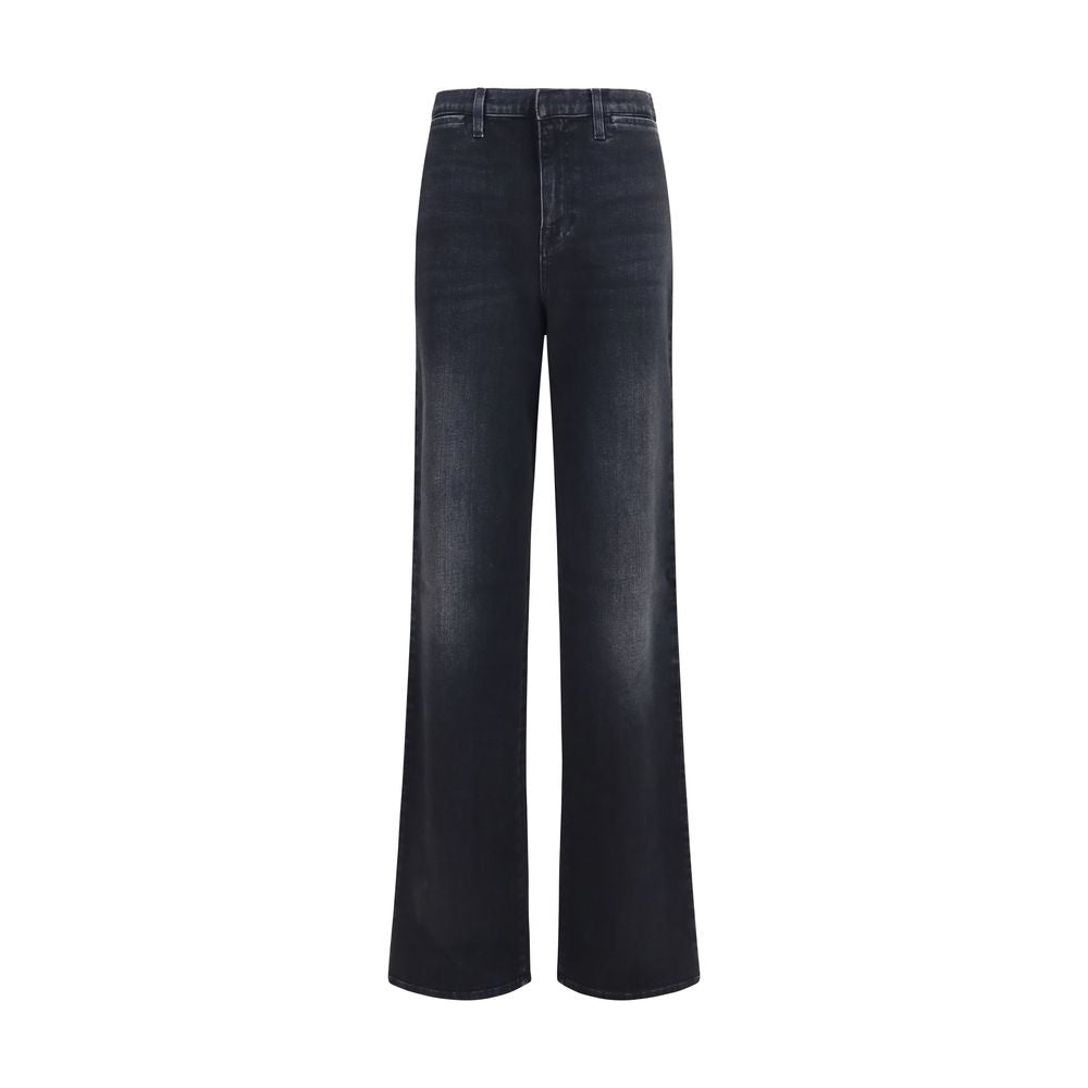Jean Gucci femme Web en coton noir – GU-875834XDDIL1000