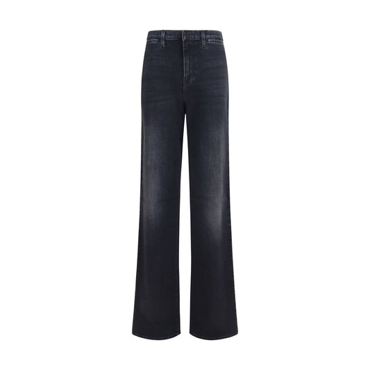 Jean Gucci femme Web en coton noir – GU-875834XDDIL1000