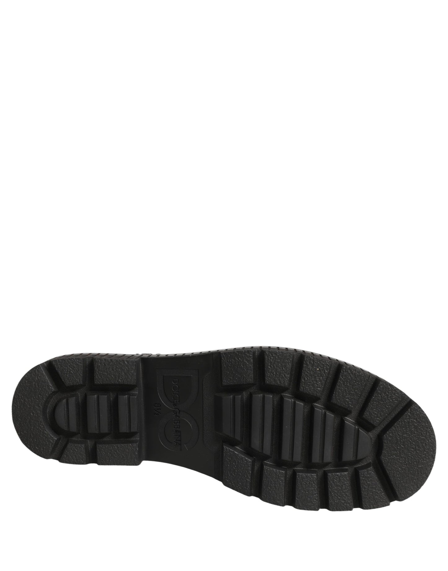Dolce & Gabbana Short Boots Homme – Patchwork Cuir Cheval & Crocodile, Noir