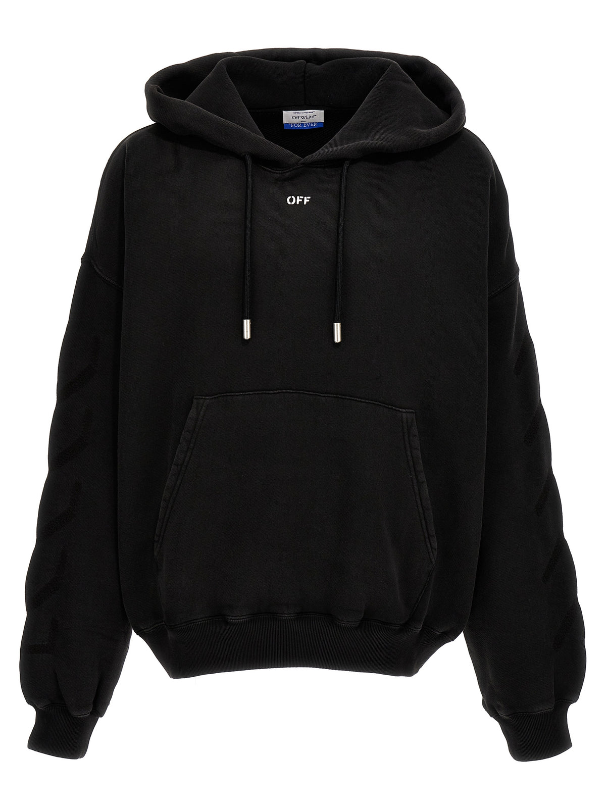Sweat à capuche Off-White homme Matthew en coton gris – OF-279715