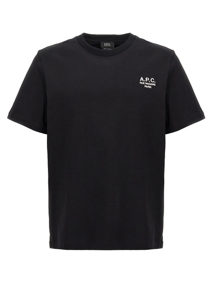 A.P.C. Black Cotton T-Shirt