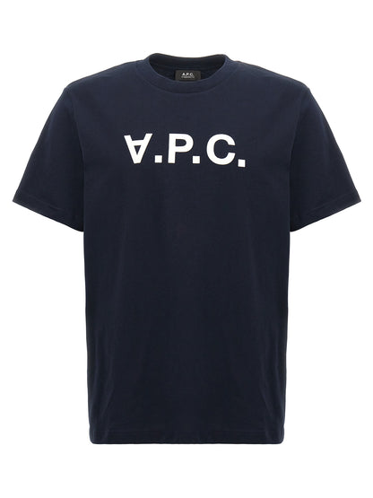 A.P.C. Blue Cotton T-Shirt