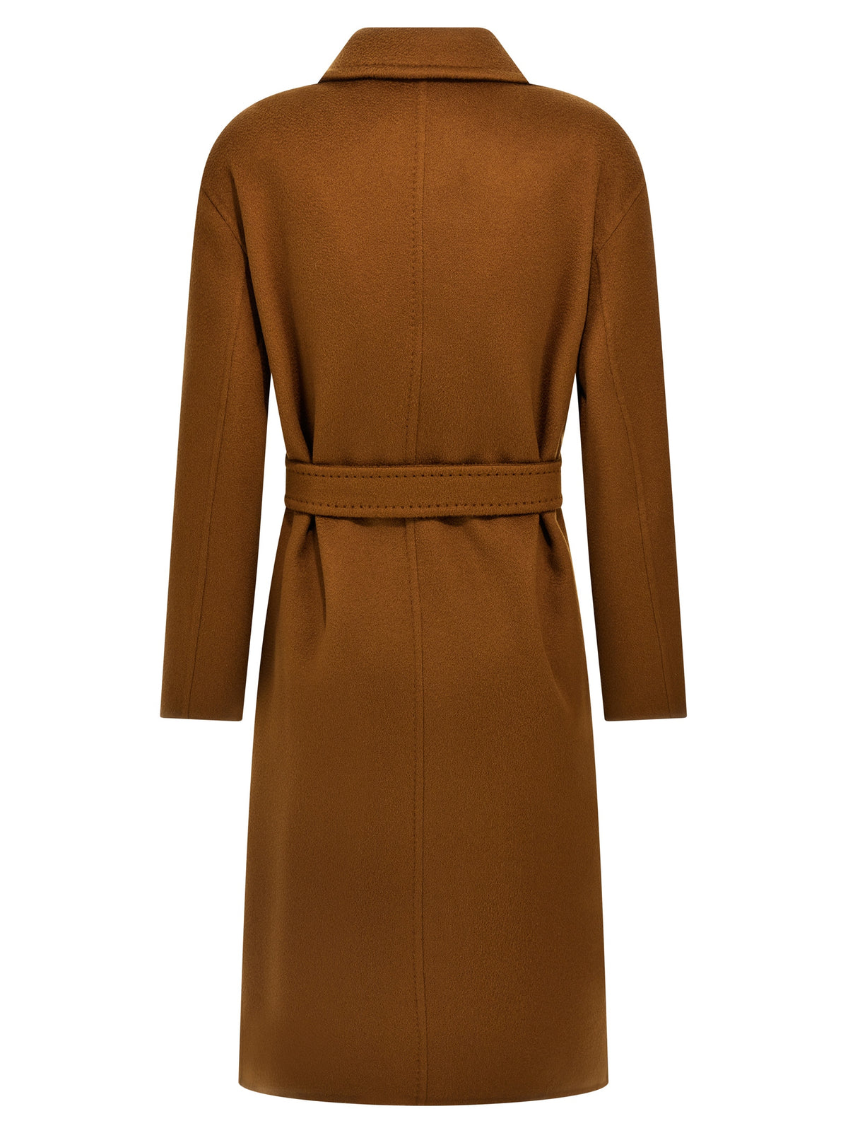 Manteau mi-long Max Mara femme Melinda en cachemire marron – MA-304743