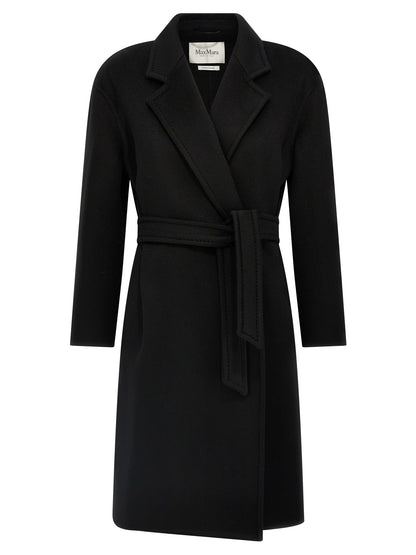 Manteau mi-long Max Mara femme Melinda en cachemire noir – MA-304744
