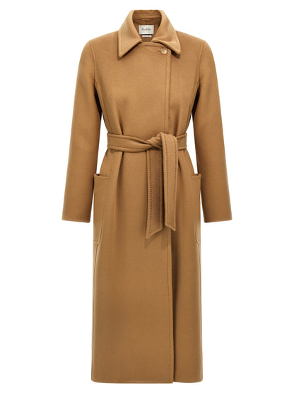 Manteau long Max Mara femme Artur en cachemire marron – MA-304745