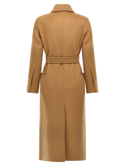 Manteau long Max Mara femme Artur en cachemire marron – MA-304745