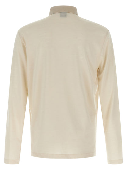 Hugo Boss Beige Wool Polo Shirt