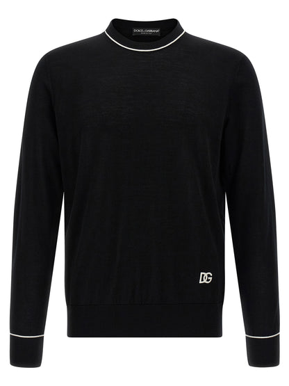 Dolce & Gabbana Black Marabou Cardigan