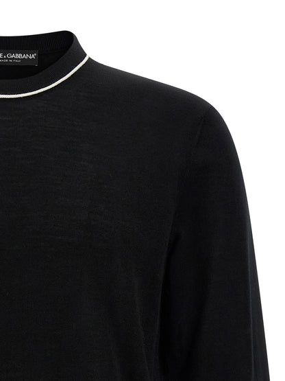 Dolce & Gabbana Black Marabou Cardigan