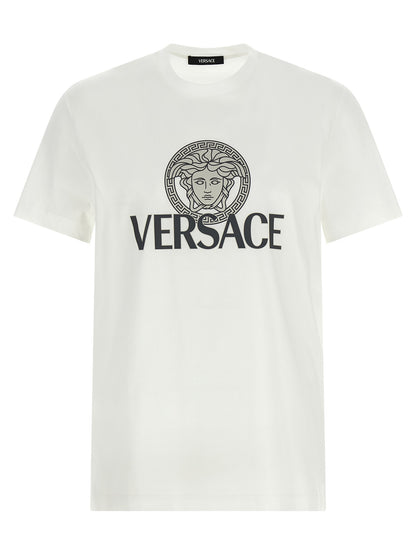 Versace Bicolor Cotton T-Shirt