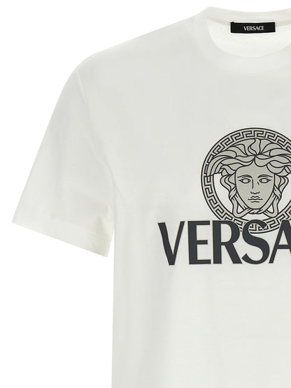 Versace Bicolor Cotton T-Shirt