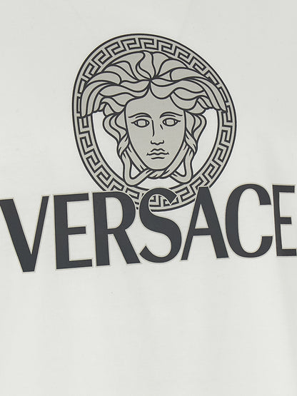 Versace Bicolor Cotton T-Shirt