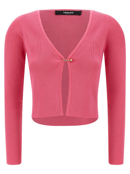 Versace Fuchsia Viscose Cardigan