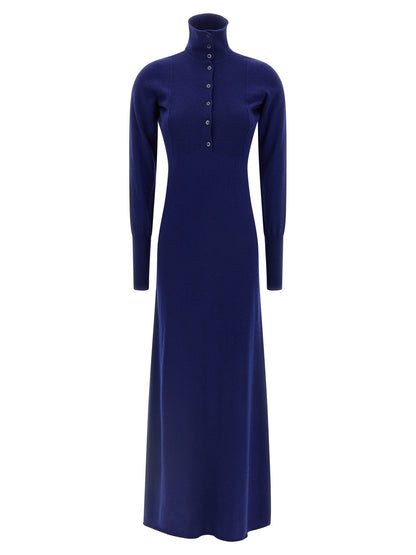 Tom Ford Blue Cashmere Long Dress