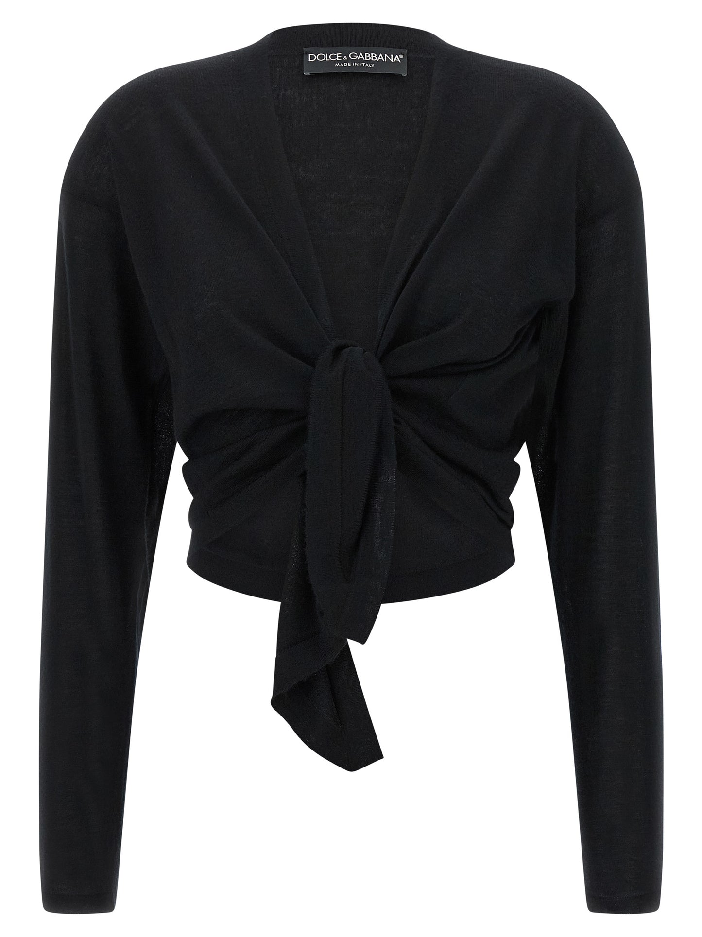 Dolce & Gabbana Black Cashmere Cardigan