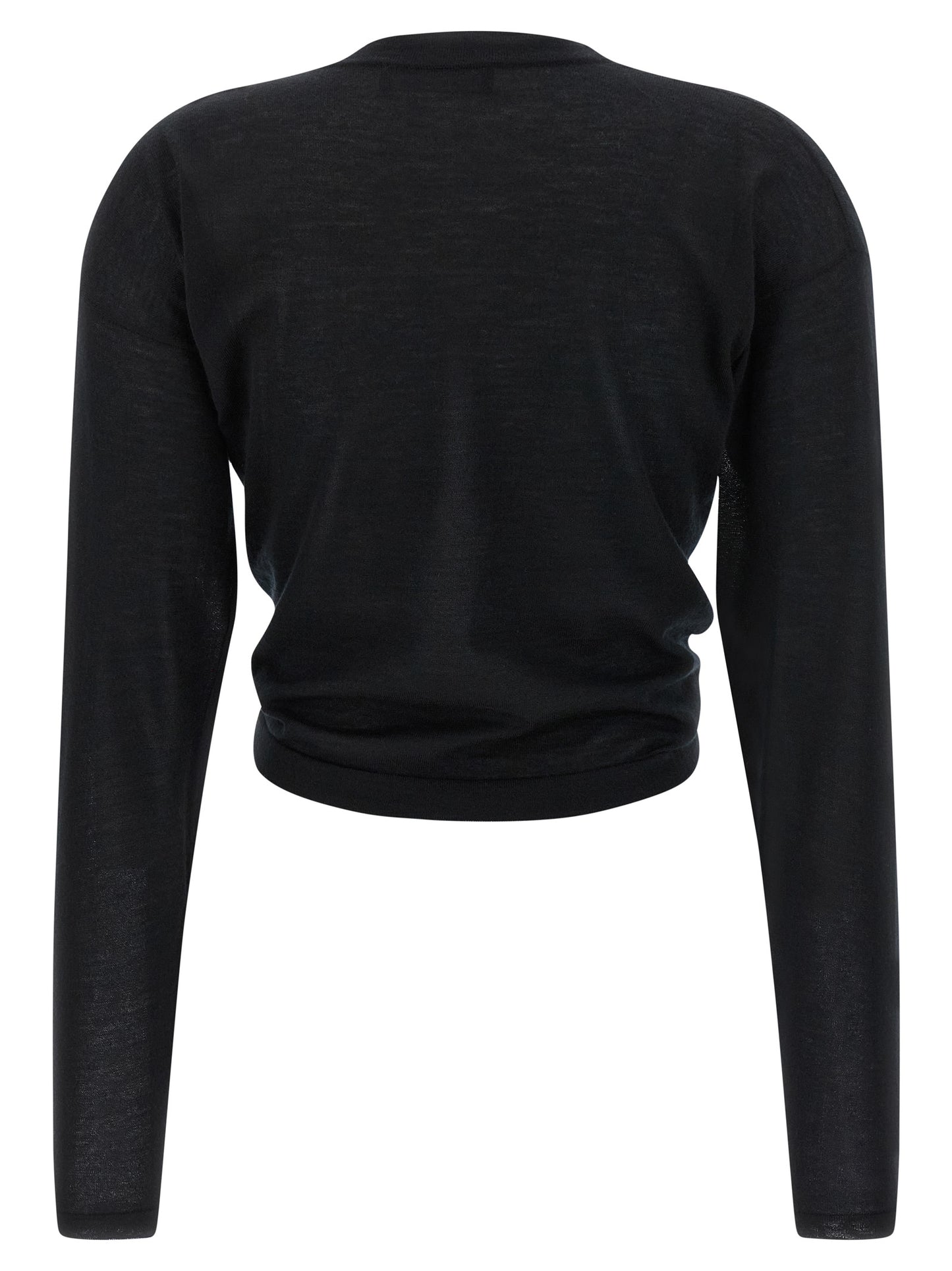 Dolce & Gabbana Black Cashmere Cardigan