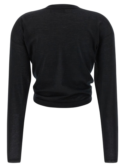 Dolce & Gabbana Black Cashmere Cardigan