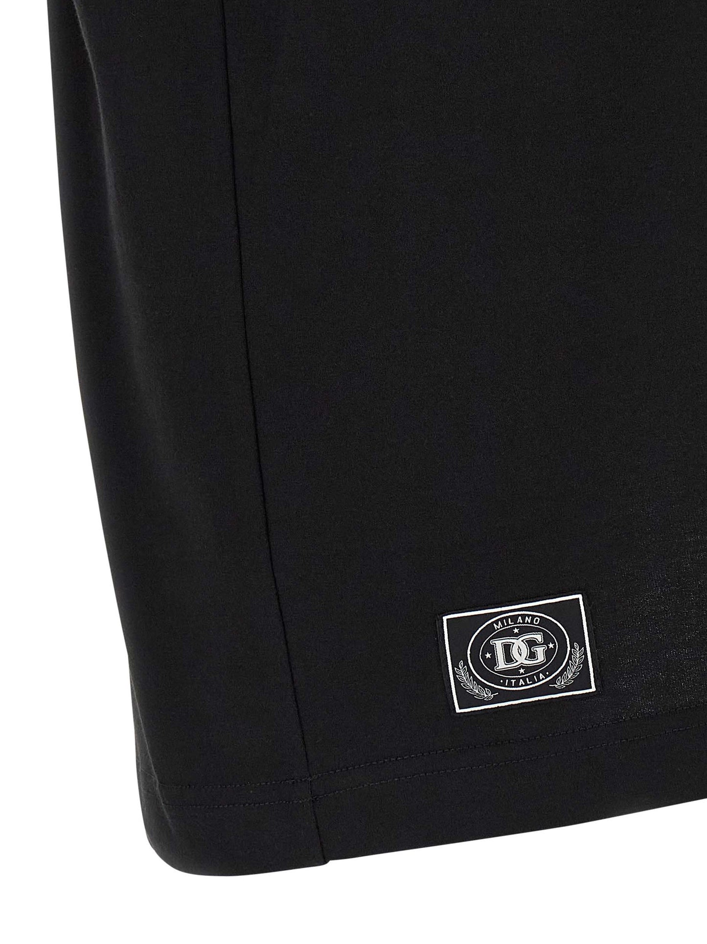 Dolce & Gabbana Logo T-Shirt White Black Cotton – Authentic | HBPS Fashion