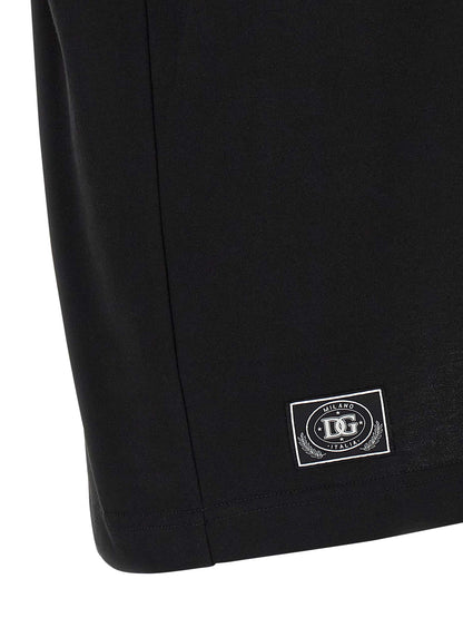 Dolce & Gabbana Logo T-Shirt White Black Cotton – Authentic | HBPS Fashion