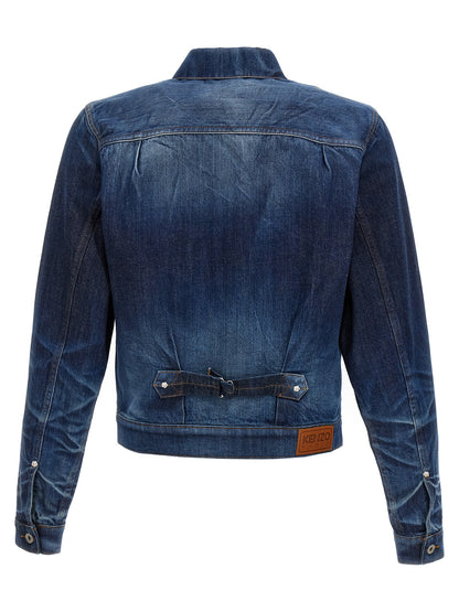 Kenzo Blue Cotton Denim Jacket