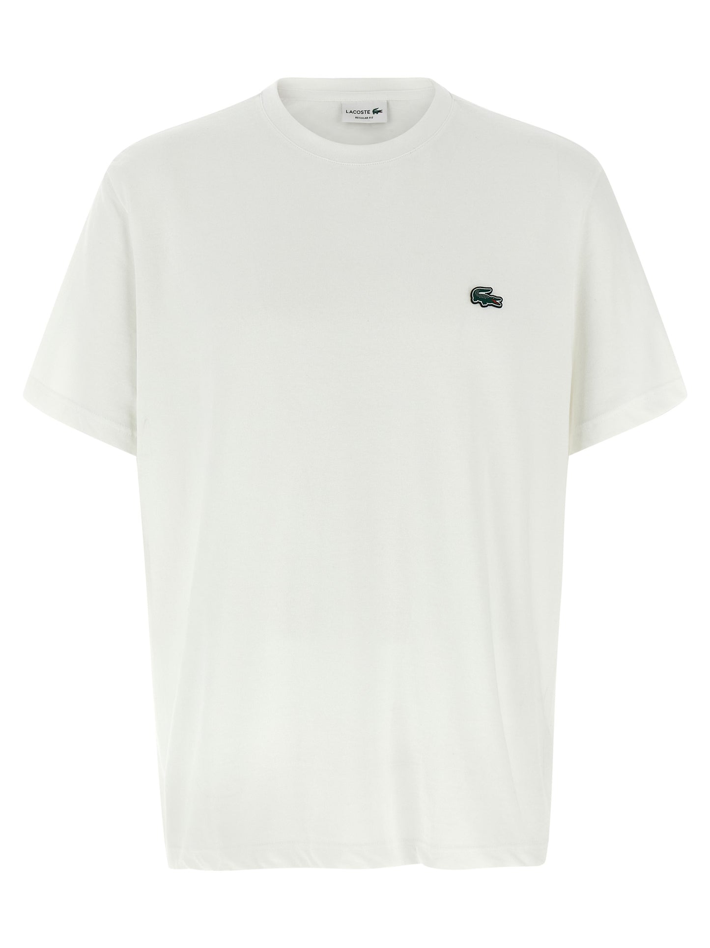 Lacoste White Cotton T-Shirt