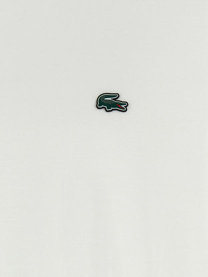 Lacoste White Cotton T-Shirt