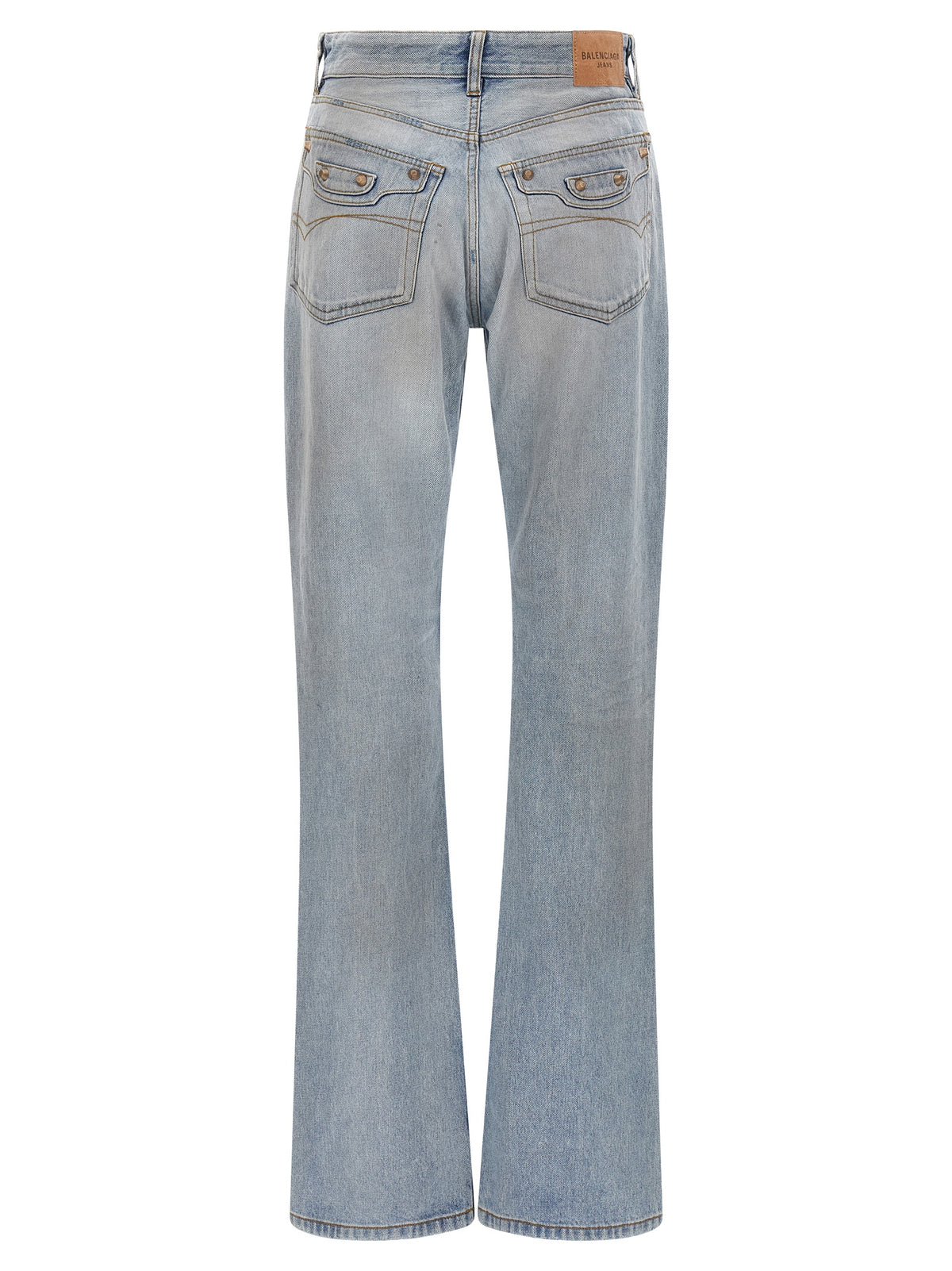 Jean Balenciaga femme City en coton bleu clair – BA-321805