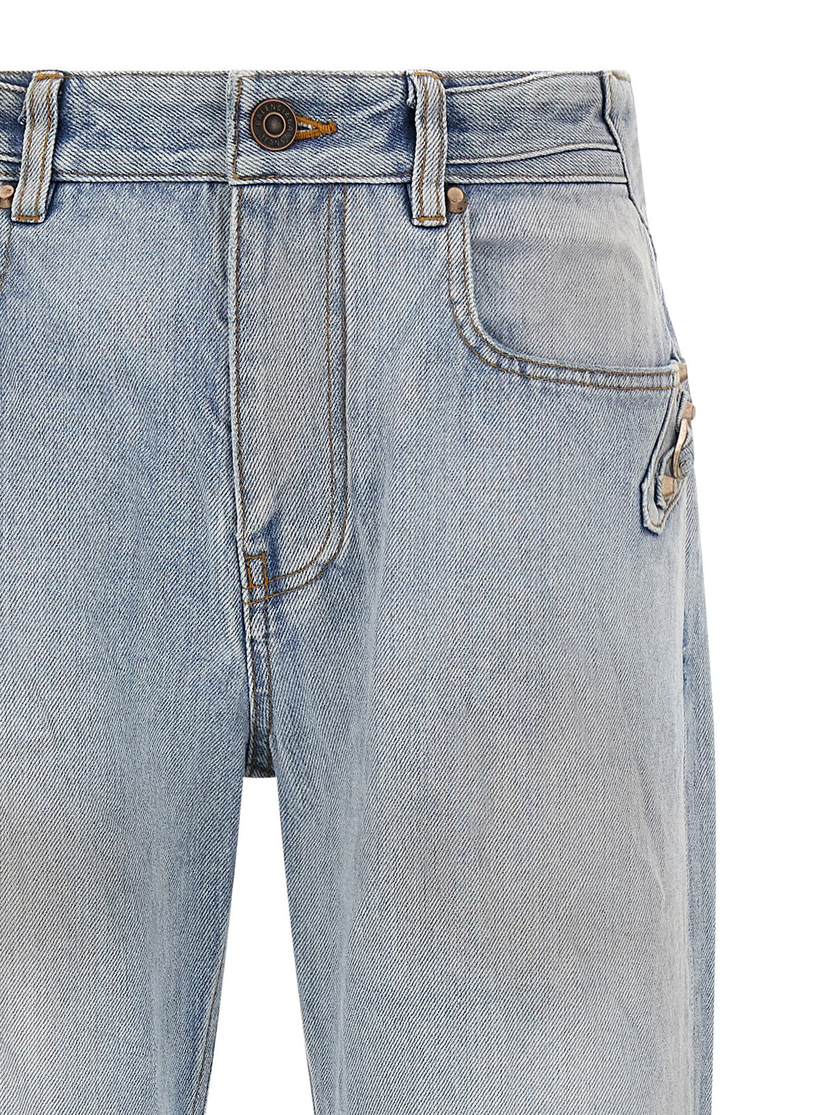 Jean Balenciaga femme City en coton bleu clair – BA-321805