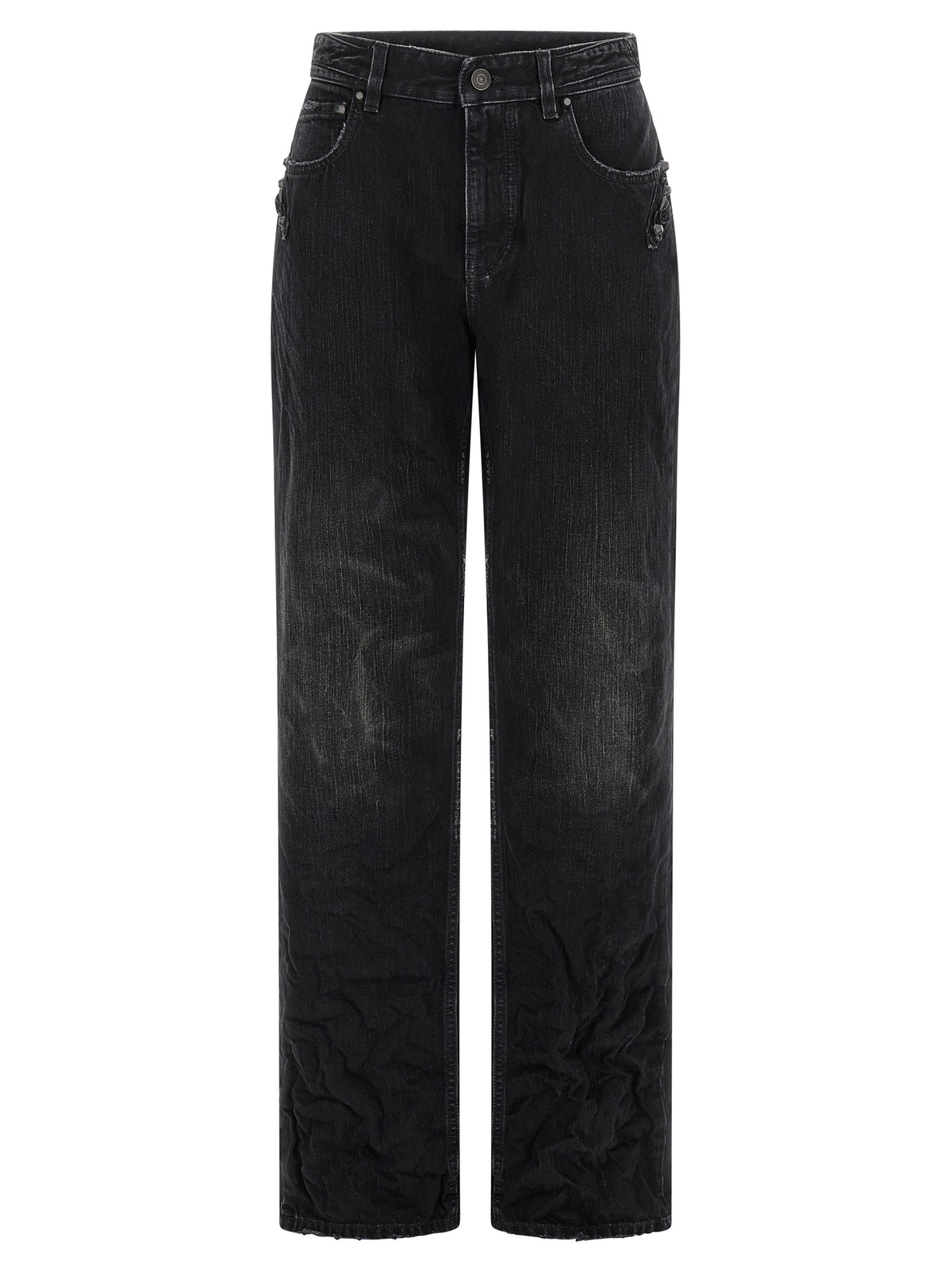 Jean Balenciaga femme City en coton noir – BA-323023