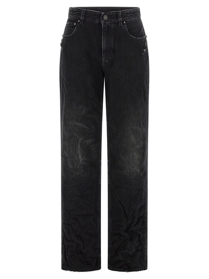 Jean Balenciaga femme City en coton noir – BA-323023