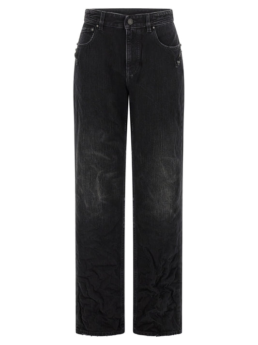 Jean Balenciaga femme City en coton noir – BA-323023