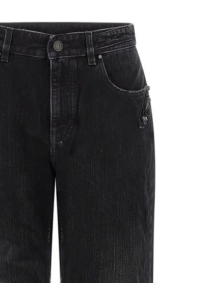 Jean Balenciaga femme City en coton noir – BA-323023