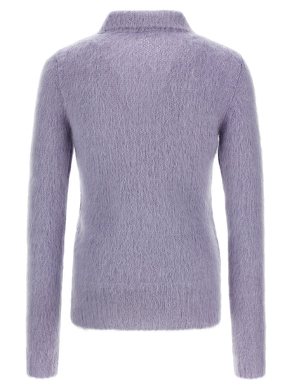 Gucci Purple Wool Cardigan