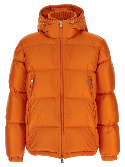 Moncler Orange Polyamide Full-Length Jacket