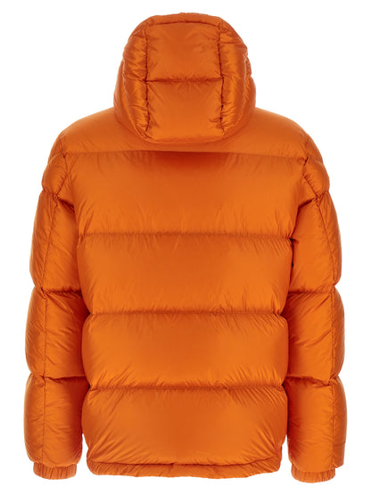 Moncler Orange Polyamide Full-Length Jacket