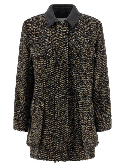 Veste Max Mara femme Angio en laine vierge multicolore – MA-324411