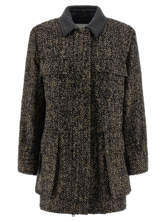 Veste Max Mara femme Angio en laine vierge multicolore – MA-324411