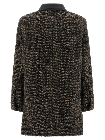 Veste Max Mara femme Angio en laine vierge multicolore – MA-324411